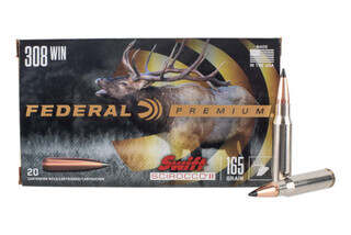 Federal Ammunition Swift Scirocco II 308 Win 165gr Ammo comes in a box of 20